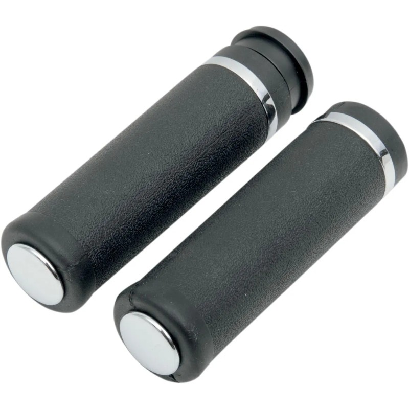 Rubber Grips with Accent Rings and End Caps