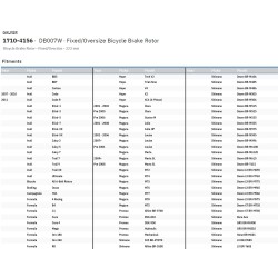 Fixed Oversize Bicycle Brake Rotor