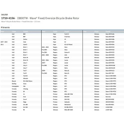 Fixed Oversize Bicycle Brake Rotor
