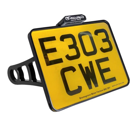 License Plate Side Mounts - with 1  Axle