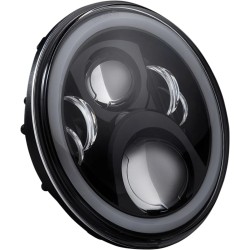 Phare Halo de 7" avec adaptateur Touring