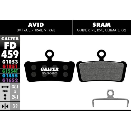 G1053 Standard Brake Pads