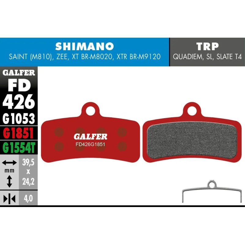 G1851 Advanced Brake Pads