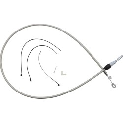 Câble d'embrayage supérieur à connexion rapide en inox poli