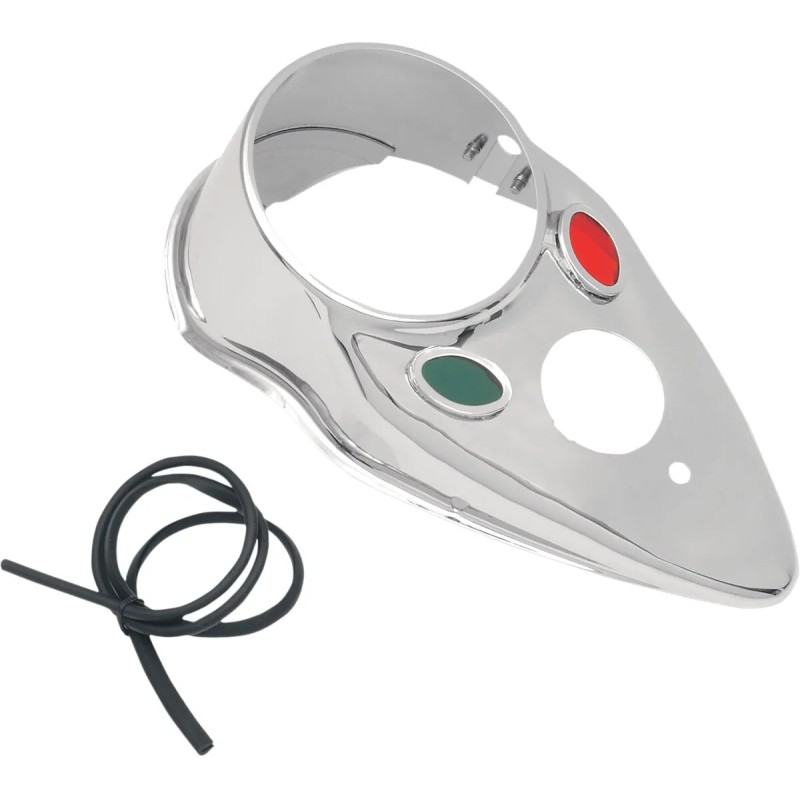 Cache de console centrale en forme de goutte d'eau