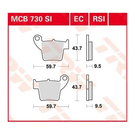 EC Series Ceramic Brake Pads