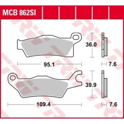 SI Series Sindered Off-Road Brake Pads