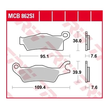 SI Series Sindered Off-Road Brake Pads