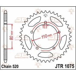 Rear Sprocket Steel