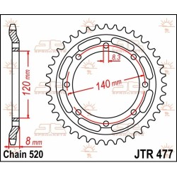 Rear Sprocket Steel
