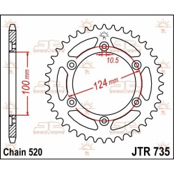 Rear Sprocket Steel