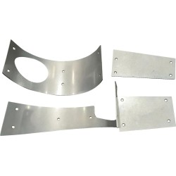 Protection intérieure de carter d'embrayage de courroie en acier inoxydable