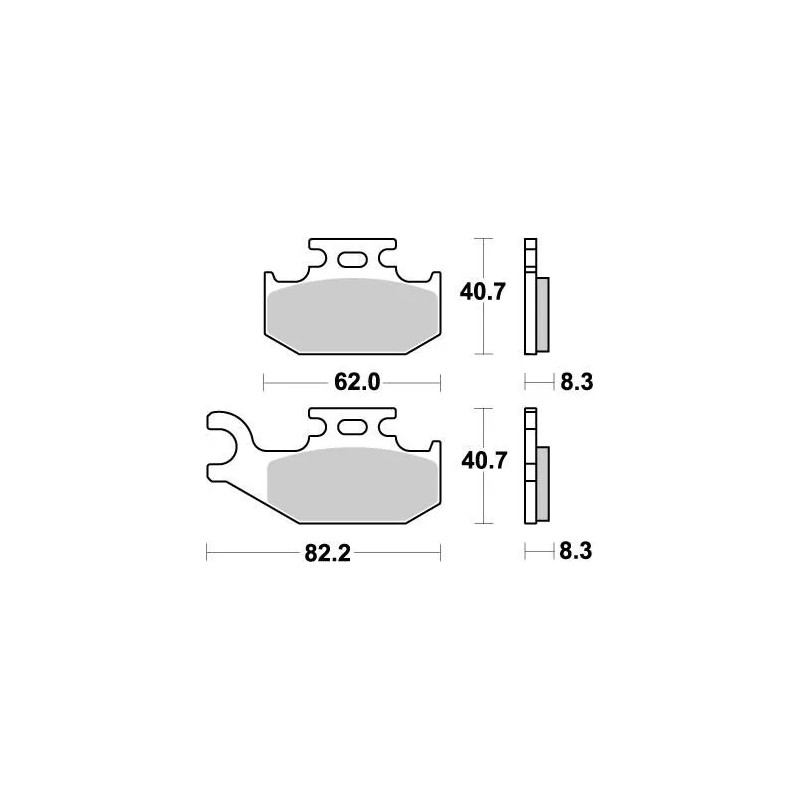 Nitro ATV Brake Pads