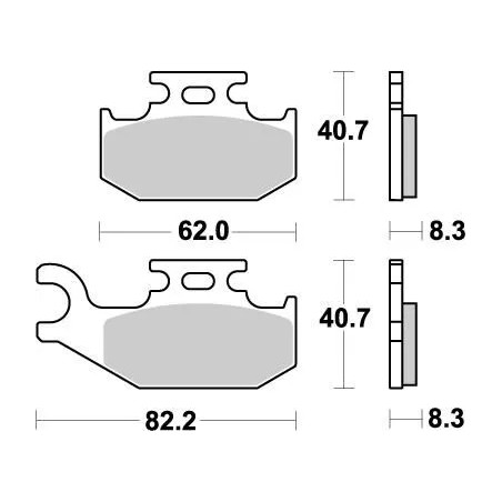 Nitro ATV Brake Pads