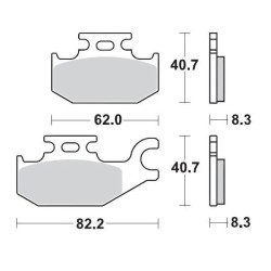 Racing Brake Pads ATV