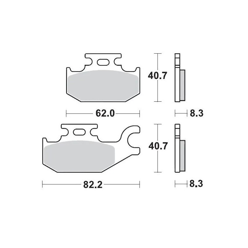 Racing Brake Pads ATV