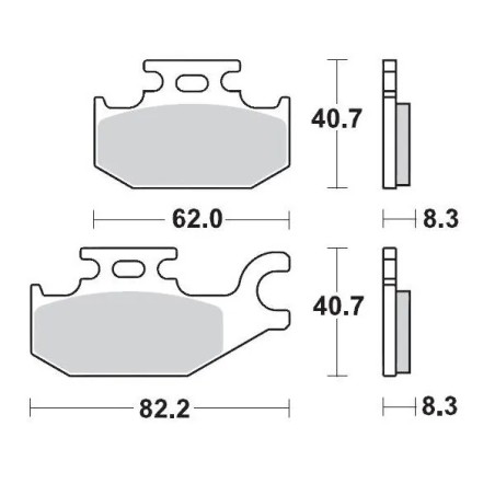 Racing Brake Pads ATV