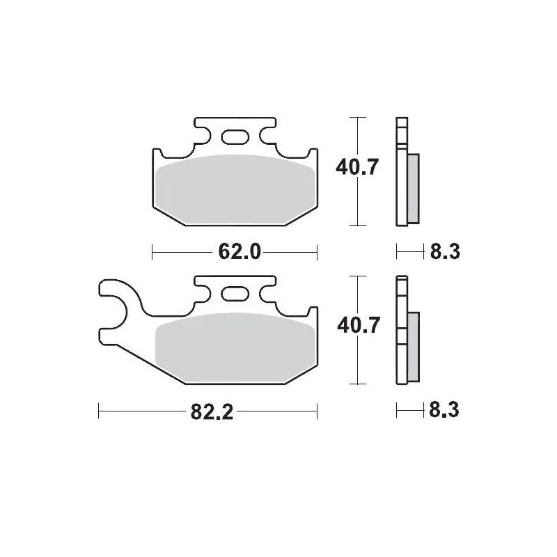 Racing Brake Pads ATV