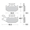 Racing Brake Pads ATV