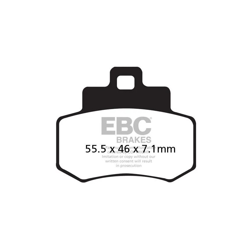 Plaquettes de frein frittées pour scooter série SFA-HH