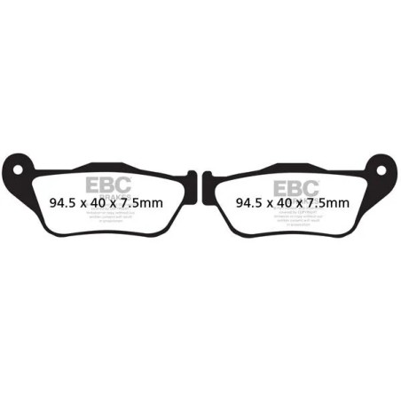 Plaquettes de frein frittées pour scooter série SFA-HH