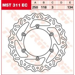 EC Cross Design Brake Rotor