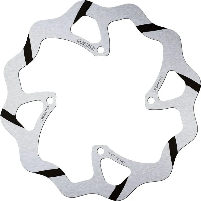 BRAKE ROTOR FIXED WAVE GROOVED OVERSIZE