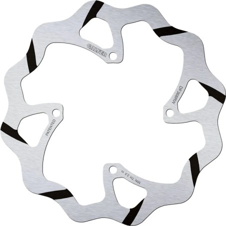 BRAKE ROTOR FIXED WAVE GROOVED OVERSIZE