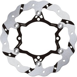 BRAKE ROTOR FLOATING WAVE GROOVED