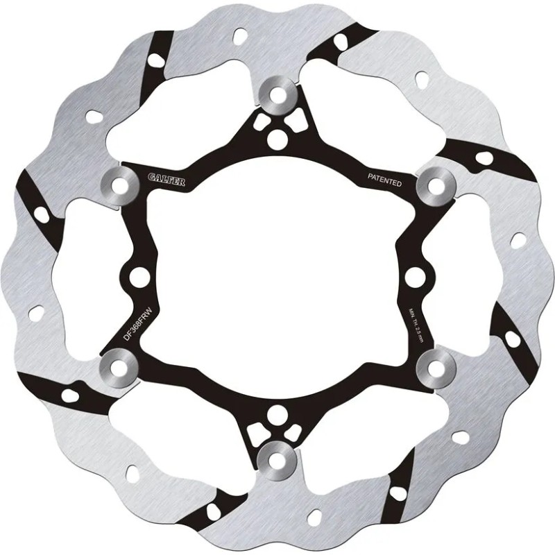 Disque de frein flottant Wave rainuré