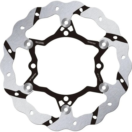 BRAKE ROTOR FLOATING WAVE GROOVED