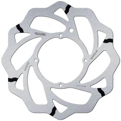 BRAKE ROTOR FIXED WAVE GROOVED OVERSIZE