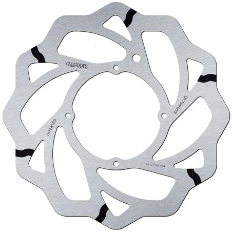 BRAKE ROTOR FIXED WAVE GROOVED OVERSIZE