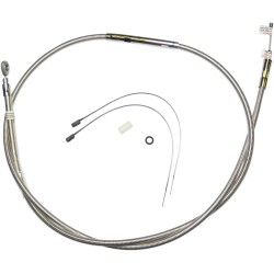 High-Efficiency Polished Stainless Clutch Cable
