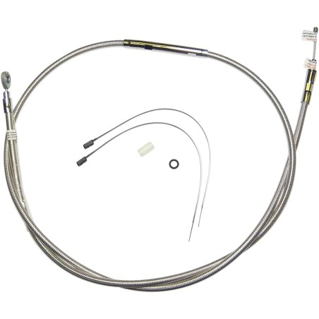 High-Efficiency Polished Stainless Clutch Cable
