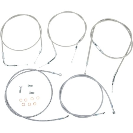 Stainless Handlebar Cable Line Kit