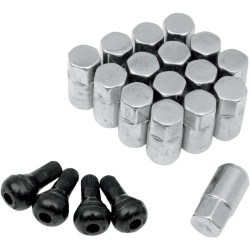 Replacement ATV UTV Wheel Lug Nuts with Valve Stems