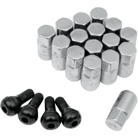 Replacement ATV UTV Wheel Lug Nuts with Valve Stems