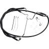 Extended Length Black Vinyl Brake Line Kit