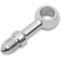 Raccord banjo en acier chromé