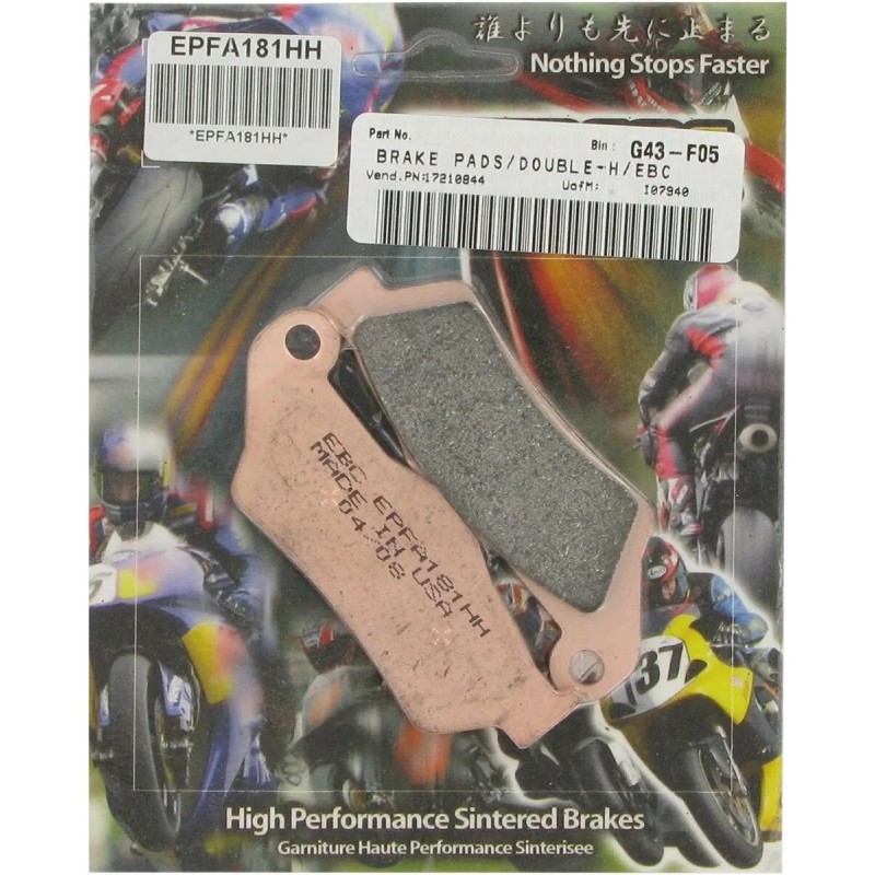 Extreme Performance Sintered  EPFA  Brake Pads