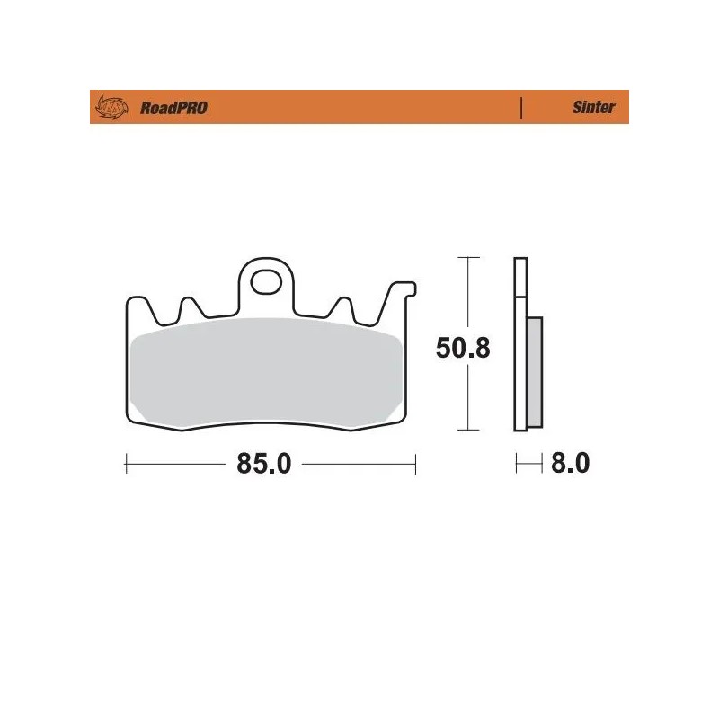 RoadPRO Sinder Brake Pad Front