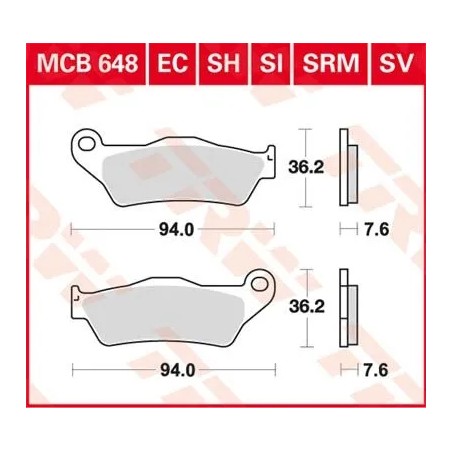 EC Series Ceramic Brake Pads