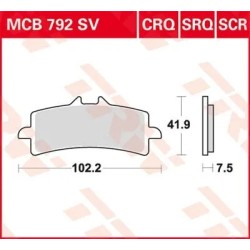 CRQ Series Carbon Race Brake Pads