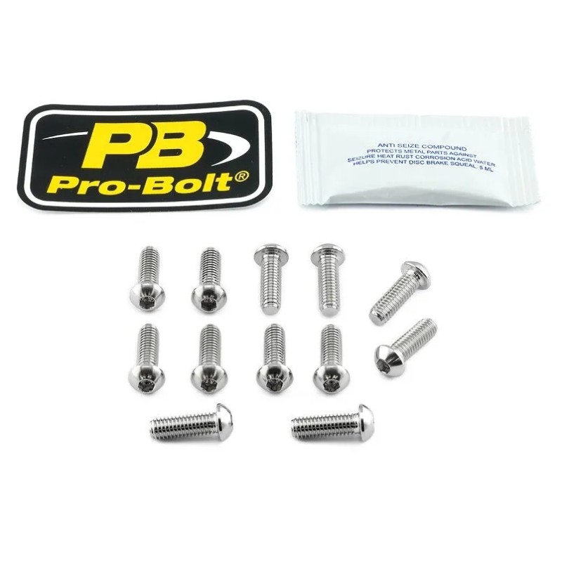 Titanium Brake Rotor Mounting Bolt Kit