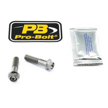 Titanium Clip-On   Handle Bar Mount Bolt Kit