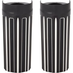 Caches soufflets de fourche en aluminium