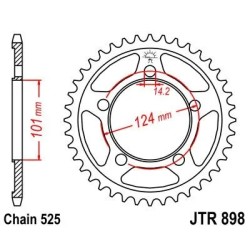 Rear Sprocket Steel