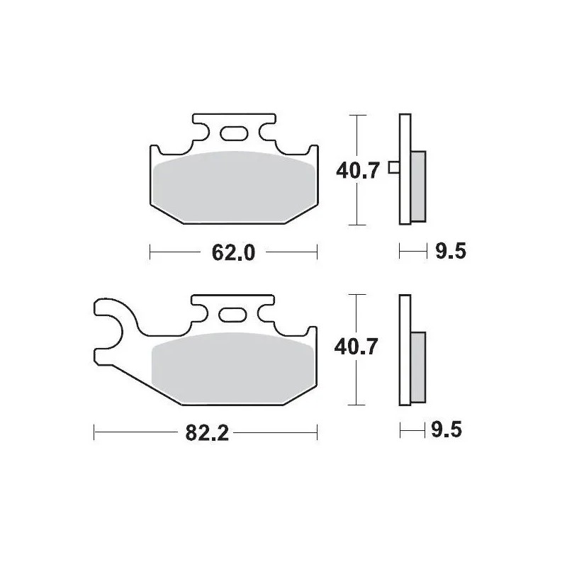 Racing Brake Pads ATV