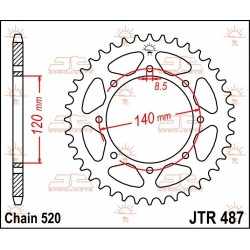 Rear Sprocket Steel